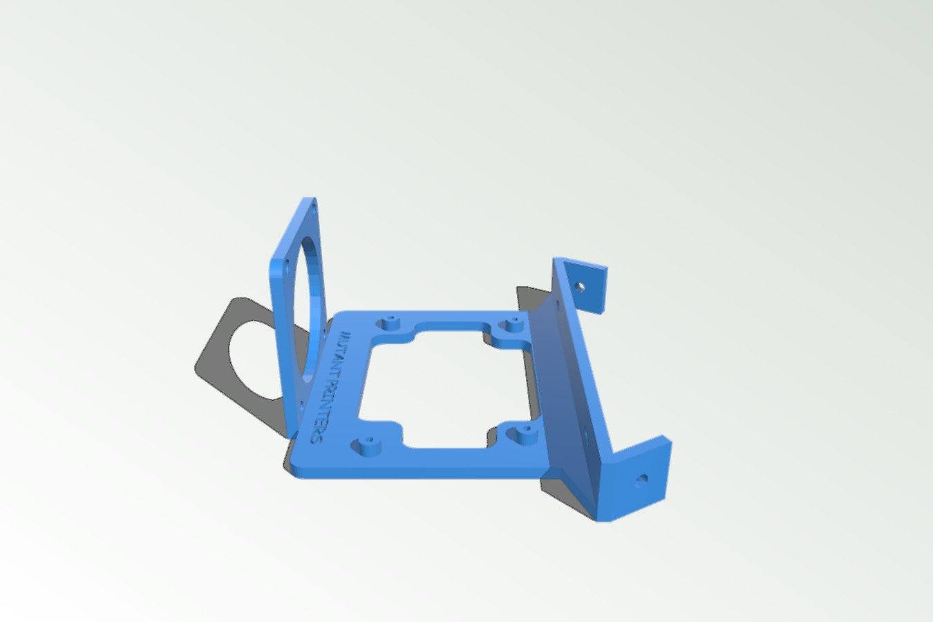 arduino ramps 1.4 with 60mm fan mount, 60 degree v mount