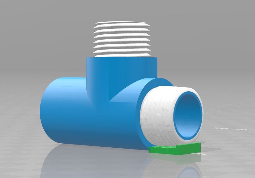 T-Pipe with Hose Fittings (2 Sizes)