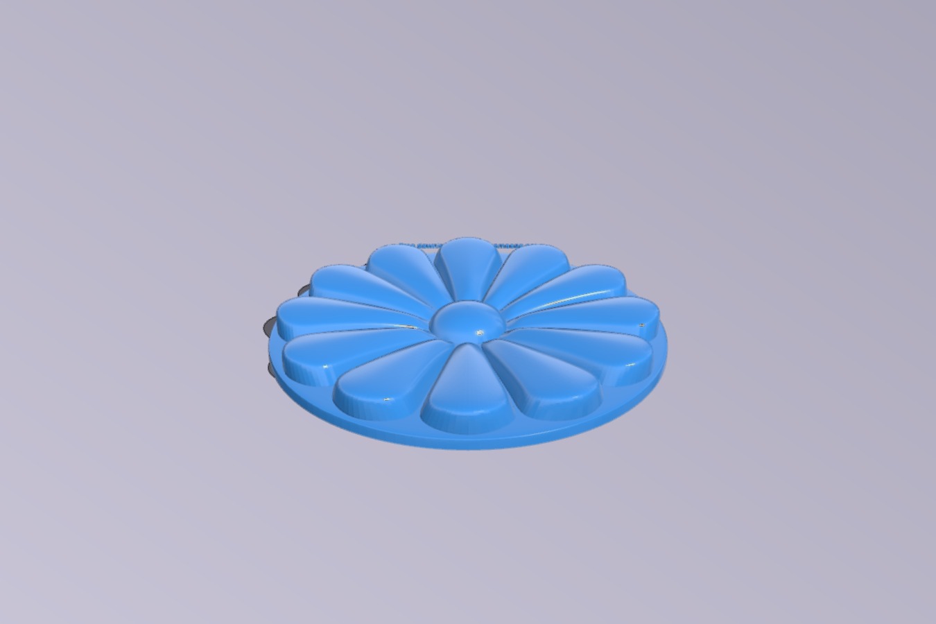 Round disk pattern