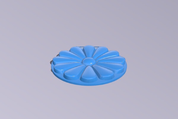 Round disk pattern | 3d print model