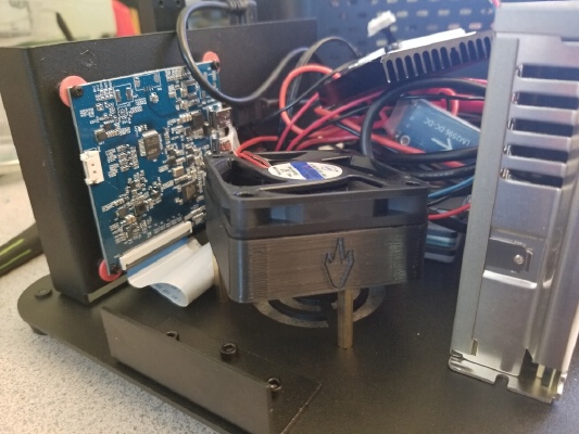 Wanhao D7 60mm LED Fan Shroud | 3d print model
