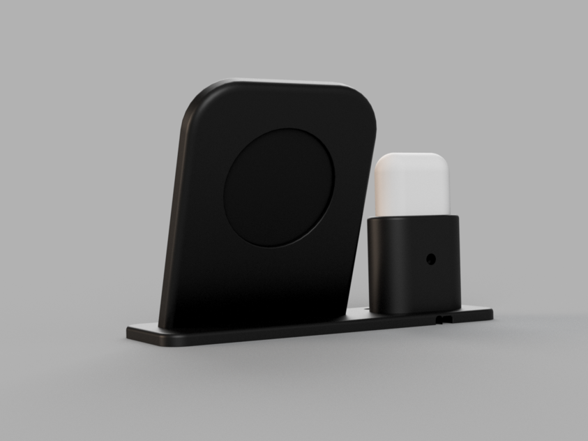 Apple 3 in 1 Charging Dock with Ikea Livboj QI (AirPods pro and normal)