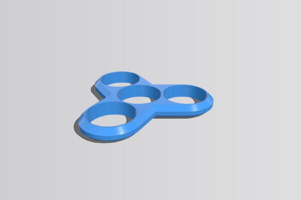 Perfectly Round Fidget Spinner | 3d print model