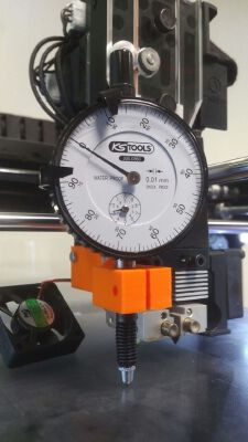 Dial gauge holder for Raise3D N2 & N2+ | 3d print model