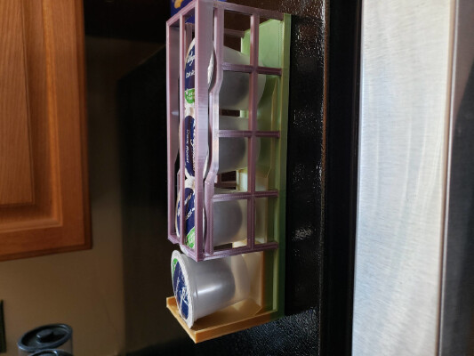 Magnetic Hanging K-Cup Storage - Updated 02MAR2020 | 3d print model
