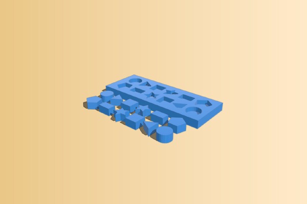 geometry toy for kids | 3d print model