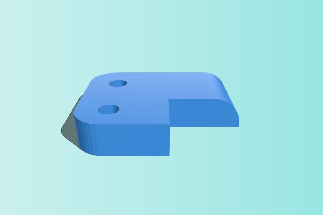 PRUSA I3 Y X END MOTOR BLOCK Without support and with Endstop grip
