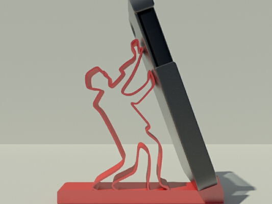 SMARTPHONE HOLDER VERSION 2 | 3d print model