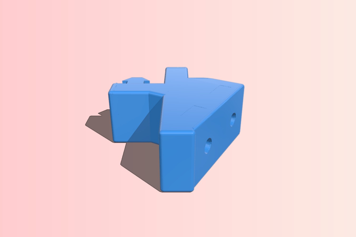 Ender 3 Side Spool Mount slide on, no nuts required remix