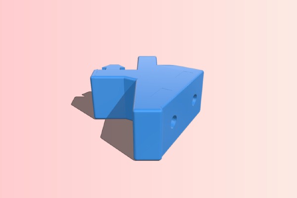 Ender 3 Side Spool Mount slide on, no nuts required remix | 3d print model