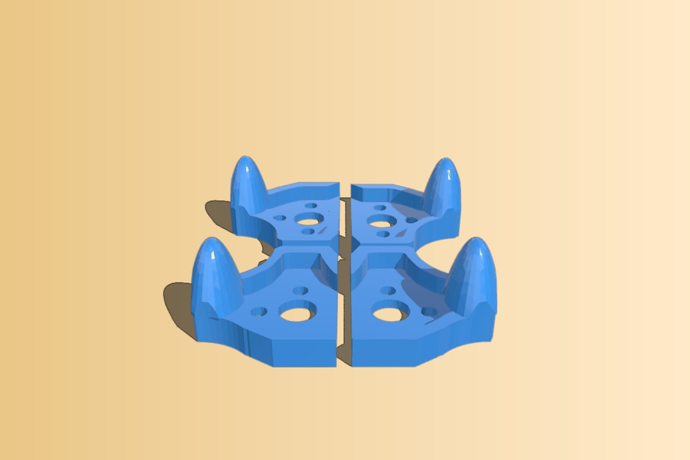 AcroBrat Soft Motor Mount w_ Incisor Landing Teeth