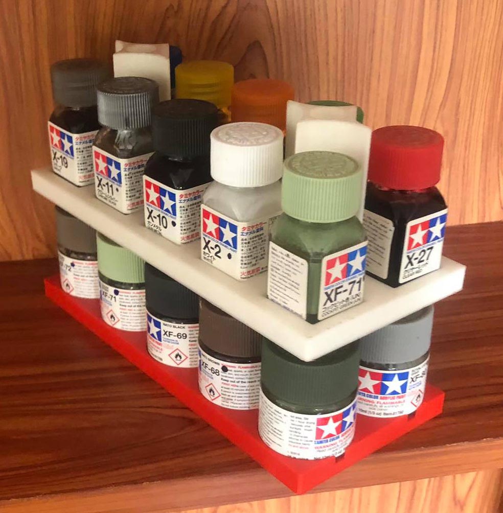 Paint Bottle Stacker for Tamiya and Mr.Color