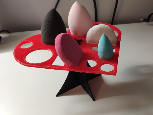 Makeup sponge drying rack | 3d print model