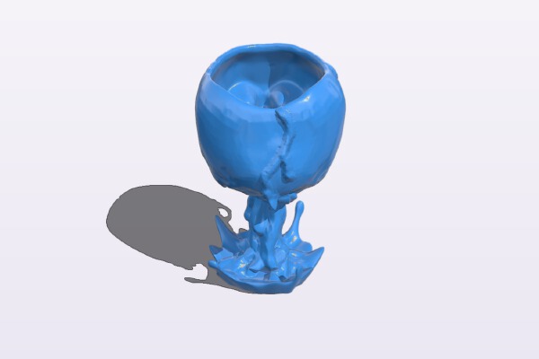 skull goblet | 3d print model