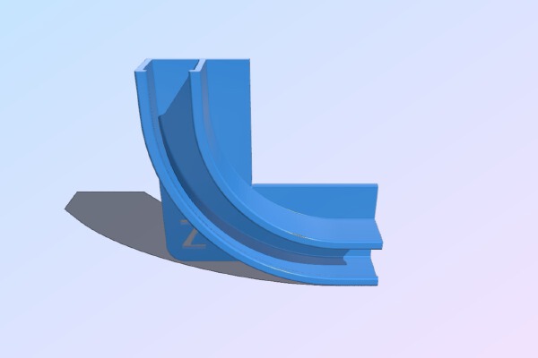 90 Grad Winkel für Hue Outdoor Lightstrip | 3d print model
