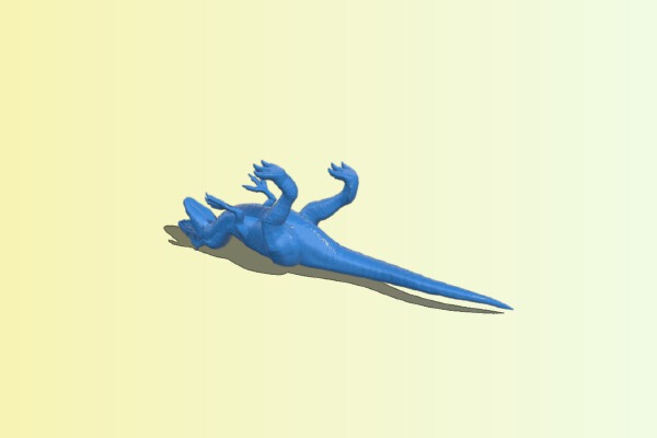 Allosaurus | 3d print model