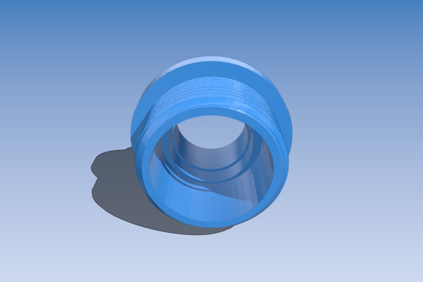 fitting - thread adapter 1" to 1" 1_4