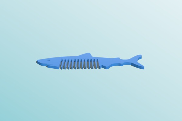 Shark comb | 3d print model