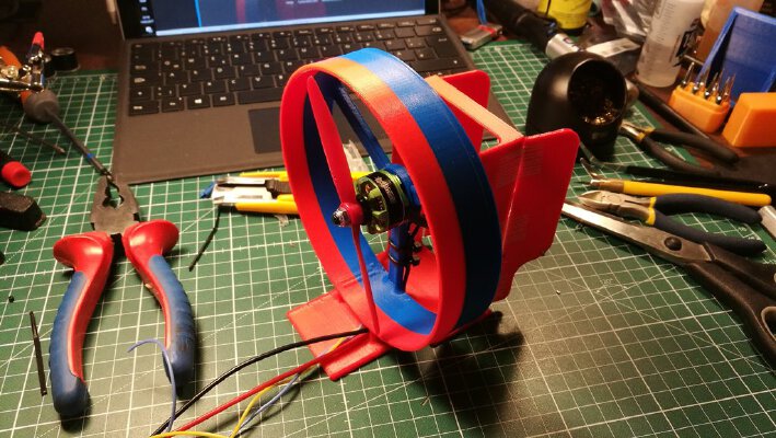 Airboat propulsion and steering | 3d print model