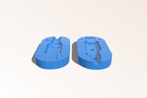 Press mold for microUSB type b | 3d print model