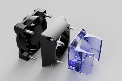 E3D V6 parametric fanduct adapter (30 > 40mm) | 3d print model