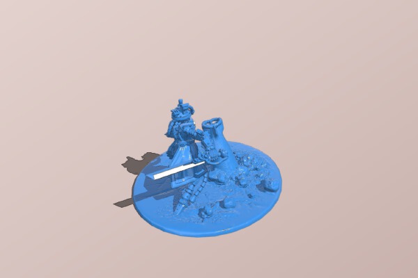 Space robot warrior | 3d print model