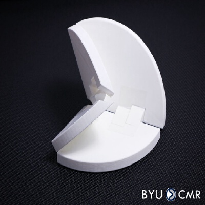 Four-Bar Origami Vertex | 3d print model