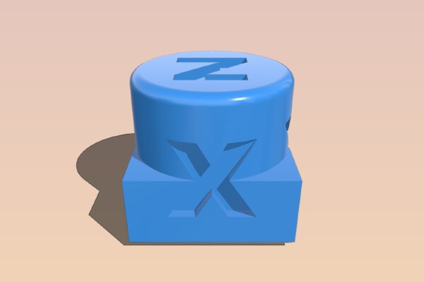 XYZ Calibration Cube | 3d print model