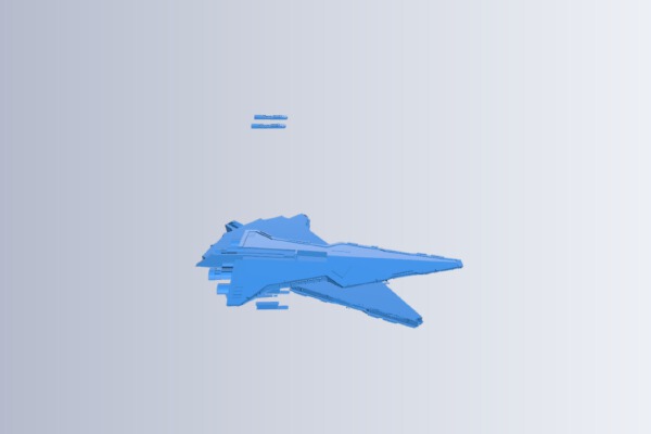 Republic Star Destroyer Top | 3d print model