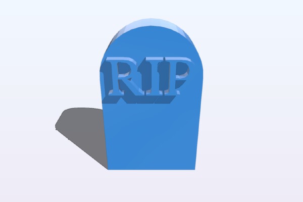 grave marker | 3d print model