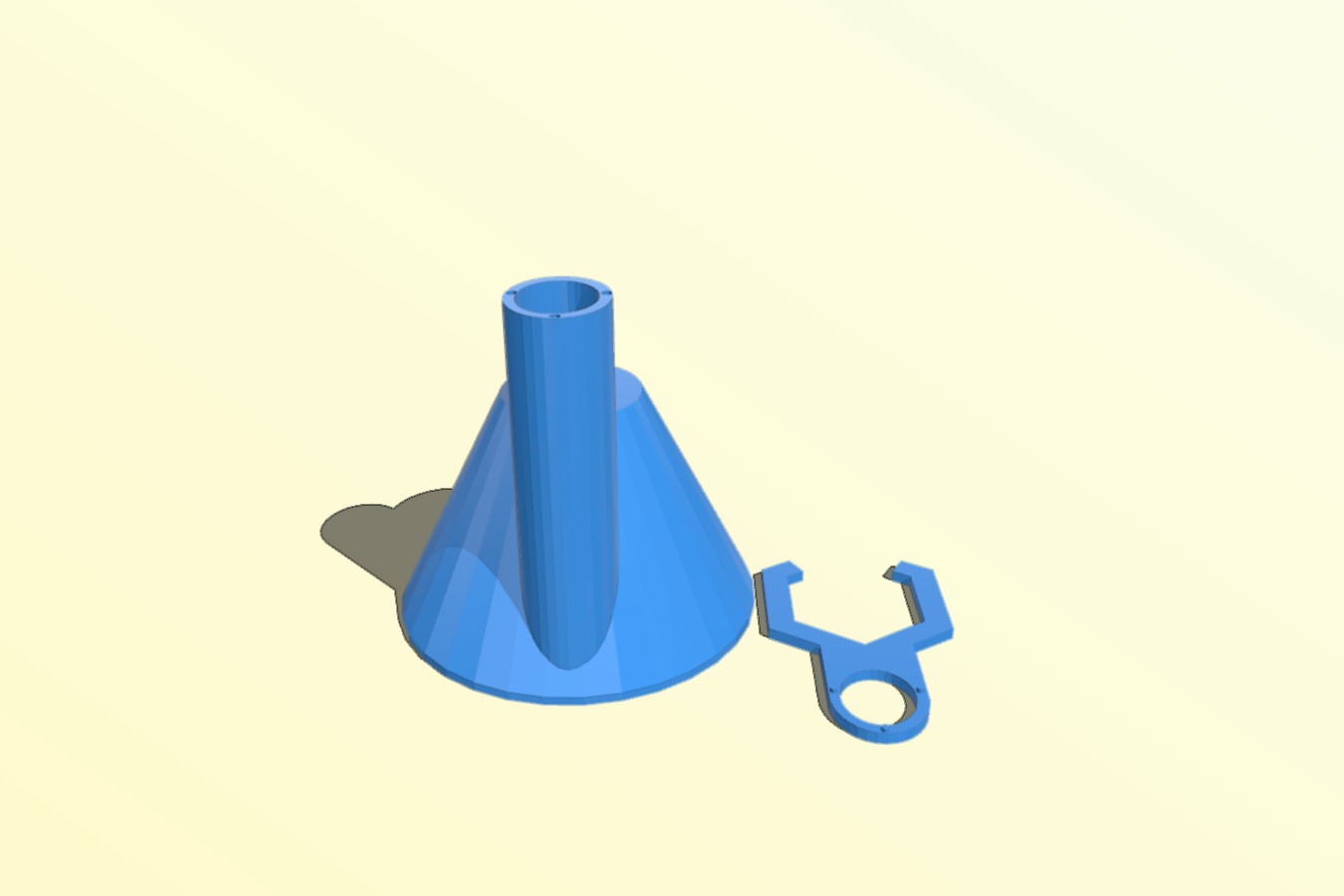 Razor and brush stand