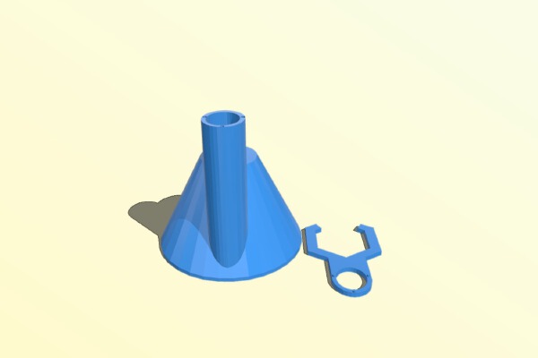 Razor and brush stand | 3d print model
