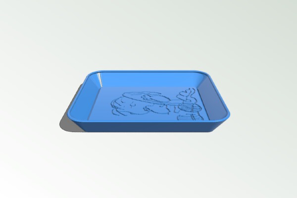 Linus Tray | 3d print model