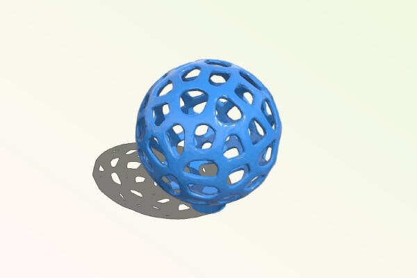 Voronoi Christmas Ornament | 3d print model
