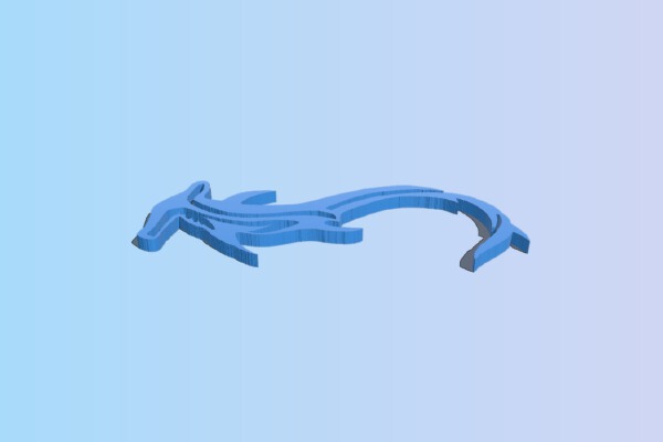 John Austin Ward Memorial Hammerhead Shark Tattoo | 3d print model