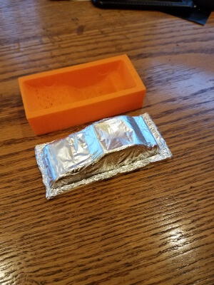 Aluminum foil car crusher mold | 3d print model