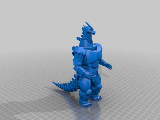 Godzilla and Mechagodzilla | 3d print model