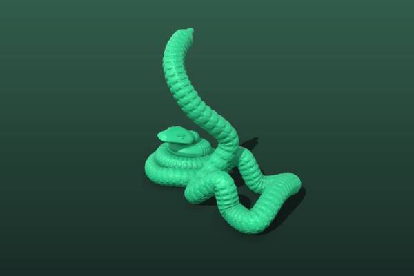 Snake Phone Holder | 3d print model
