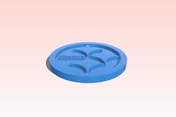 Steelers logo | 3d print model