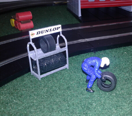 Tyre rack Scalextric 1_32 | 3d print model