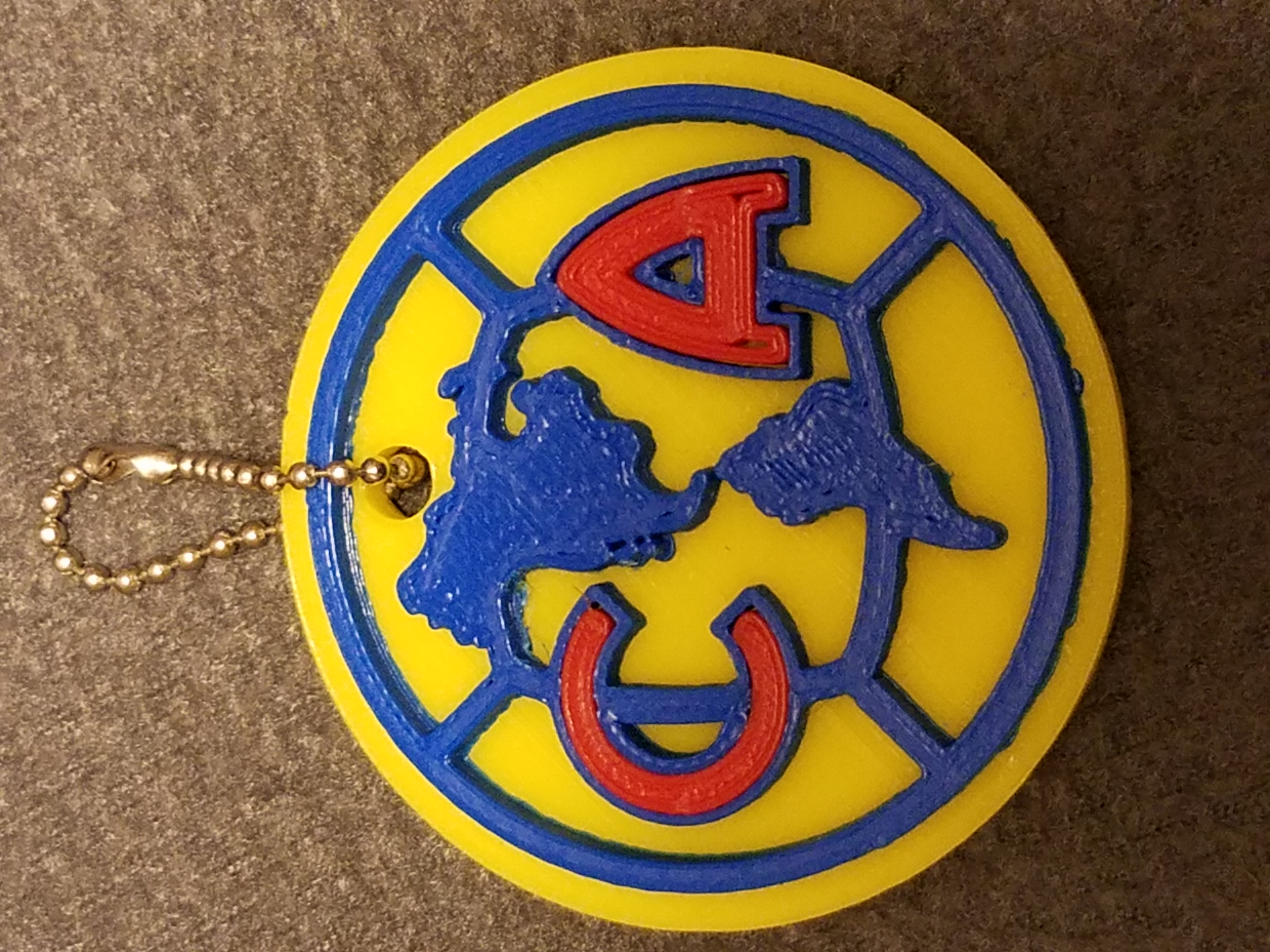 Club America CA keychain
