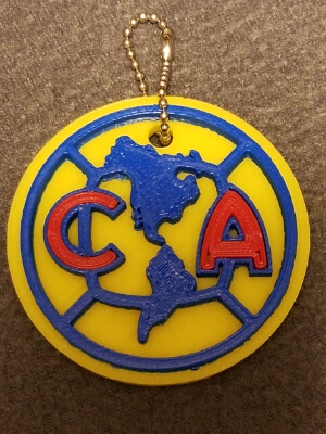 Club America CA keychain | 3d print model