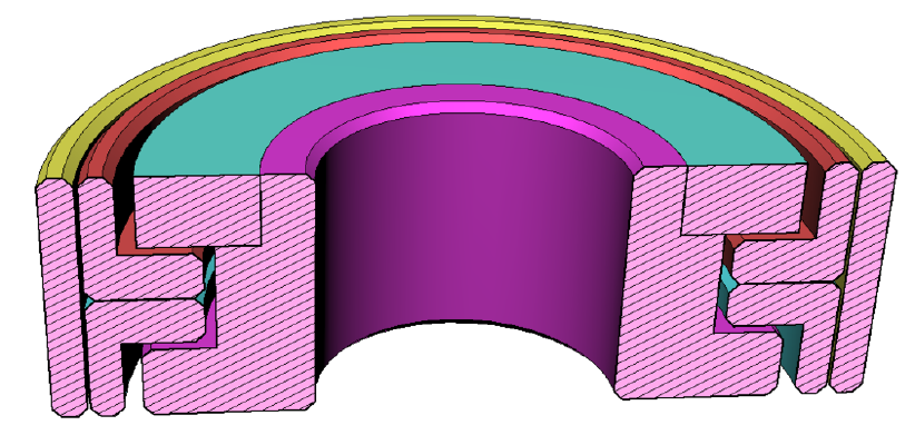 Printable 608 thrust safe bush bearing (Any size - fully parametric, F360 included) | 3d print model
