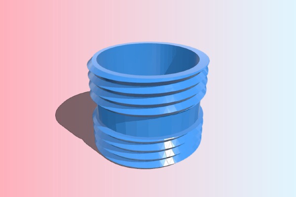 Screwable Two Part Globe - Earth in 3D | 3d print model