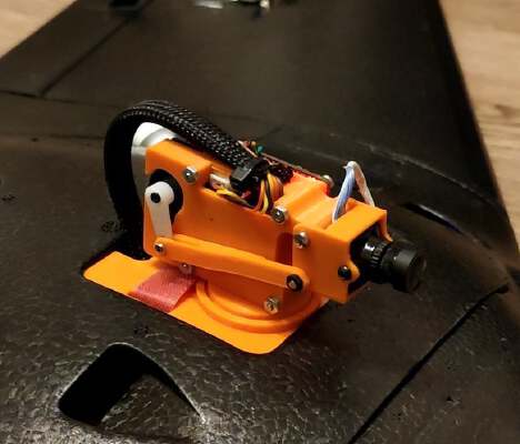 FPV PanTilt adopted for Loris and AR Wing Pro | 3d print model
