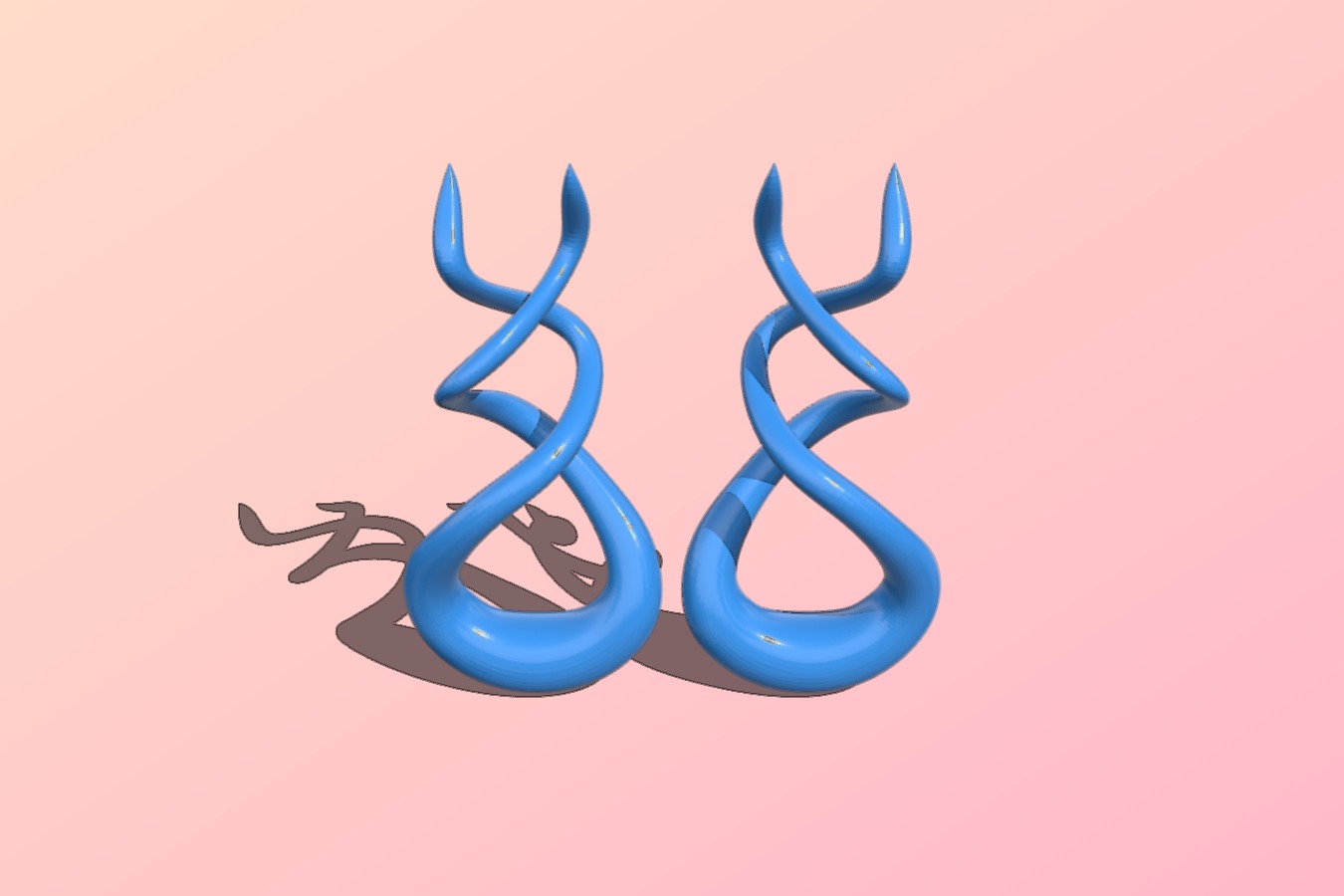 Twister earrings