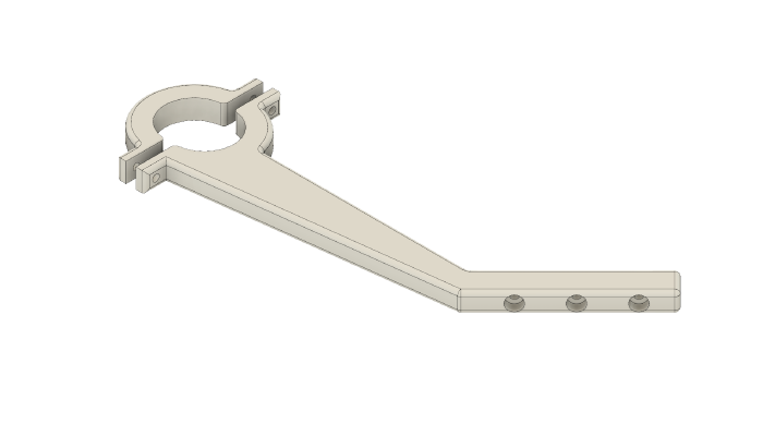 Tablet holder for training bike. | 3d print model
