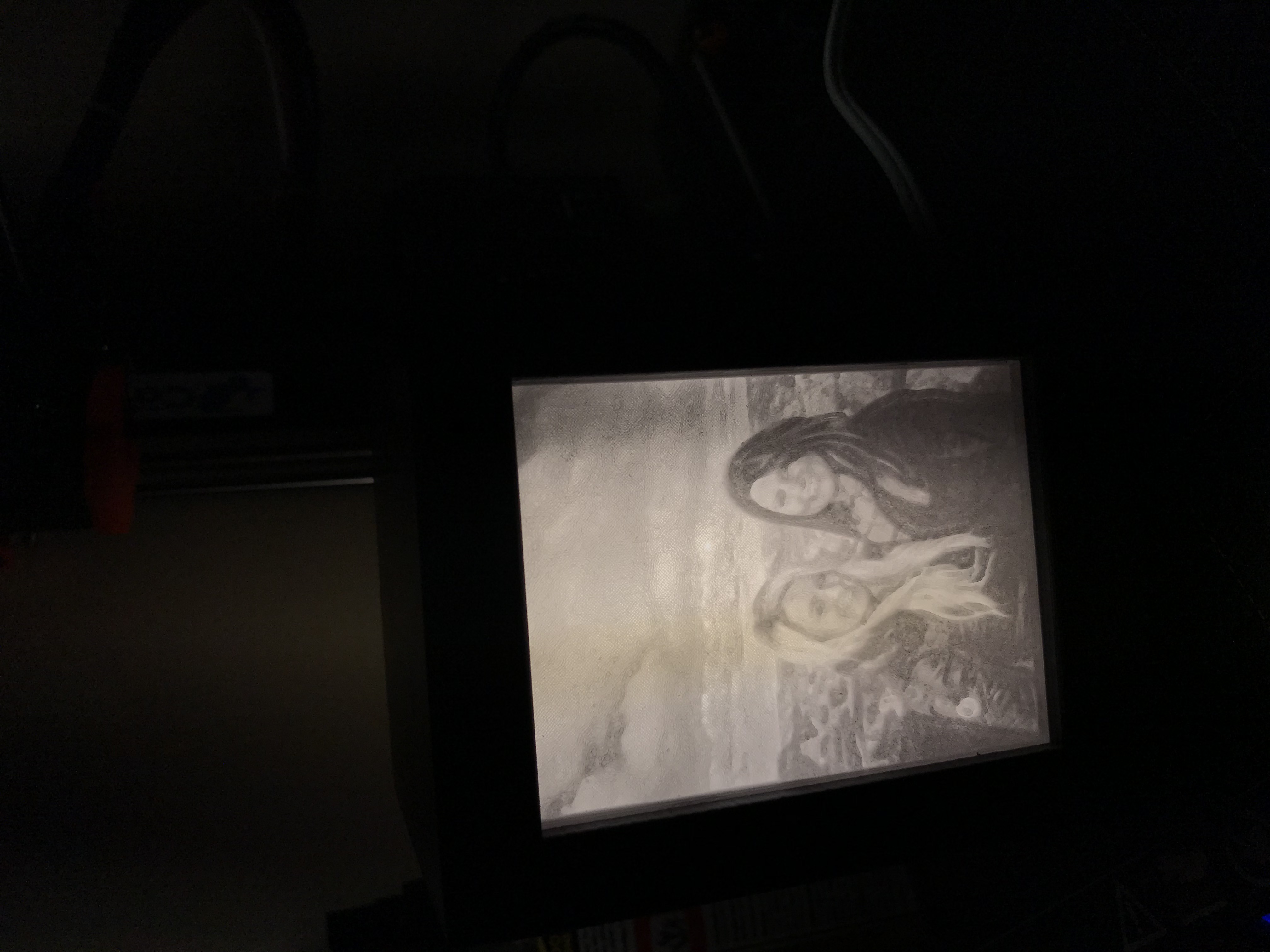 Lithopane box for 100x75mm vertical lithopanes