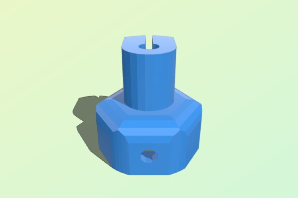 3 Jaw Z Coupling for Prusa Mendel | 3d print model