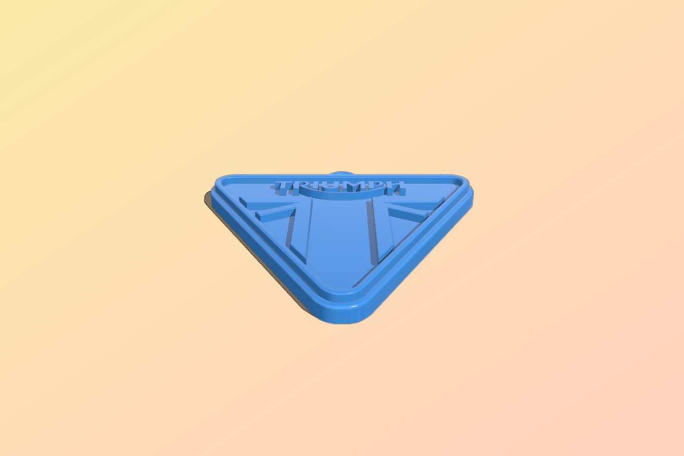 triumph keychain